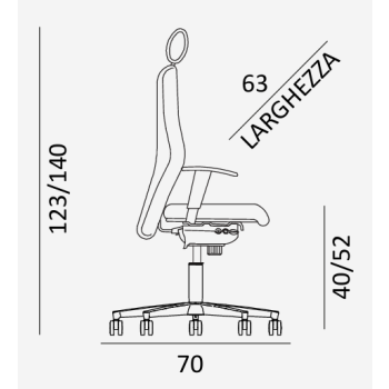 Sedia Marte C03 COMEL