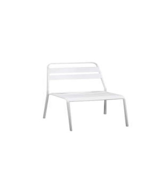 Sedia metallo Rovigo bianco Vacchetti