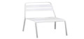Sedia metallo Rovigo bianco Vacchetti