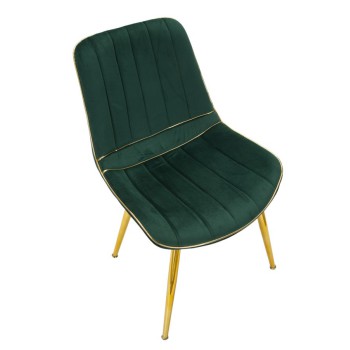 SEDIA PARIS VERDE/GOLD SET 2 PZ