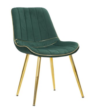 SEDIA PARIS VERDE/GOLD SET 2 PZ