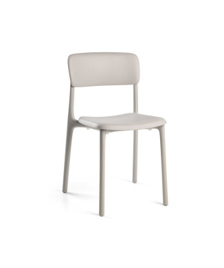Sedia polipropilene Poppy grigio Vacchetti