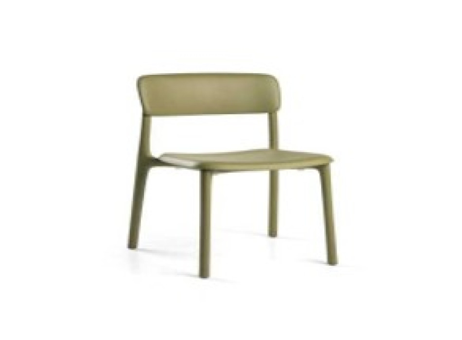 Sedia polipropilene Poppy verde Vacchetti
