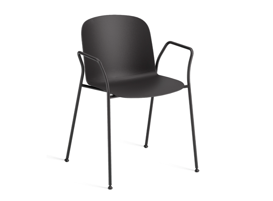 Sedia RELIEF 4 gambe con braccioli - INFINITI
