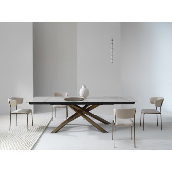 Sedia rivestita GIGLIO Julia Italia