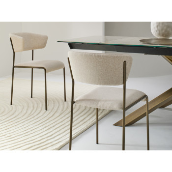 Sedia rivestita GIGLIO Julia Italia