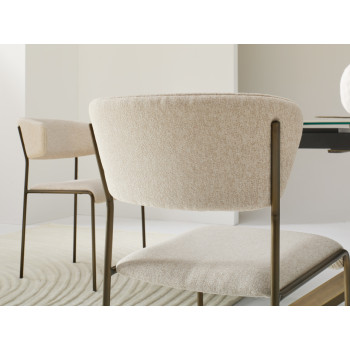 Sedia rivestita GIGLIO Julia Italia