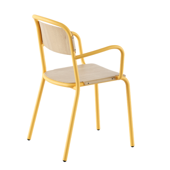 Sedia SKOL legno con braccioli - INFINITI