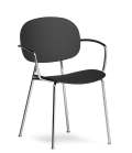 Sedia TONDINA POP 4 gambe con braccioli outdoor - INFINITI