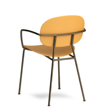 Sedia TONDINA POP 4 gambe con braccioli outdoor - INFINITI