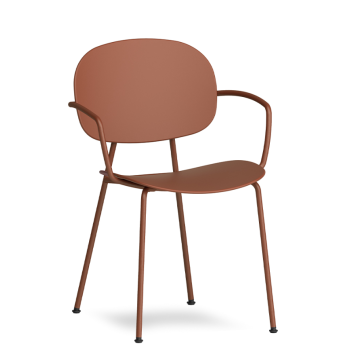Sedia TONDINA POP 4 gambe con braccioli outdoor - INFINITI
