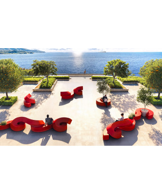 Seduta-scultura modulare TWIST di Plust