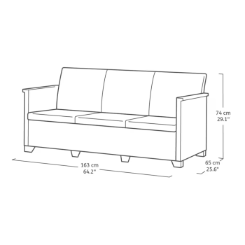 Set da giardino EMMA LOUNGE SET KETER