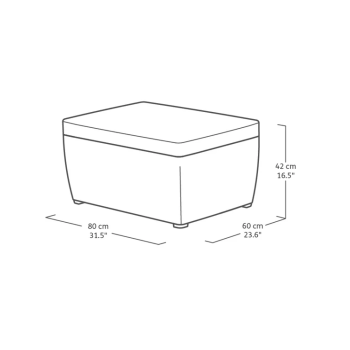 Set da giardino MIA LOUNGE SET KETER