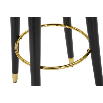 SGABELLO BAR PARIS GRIGIO/GOLD