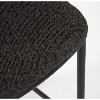 Sgabello Ciselia in shearling 65 cm