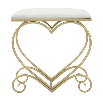 SGABELLO HEART CREMA