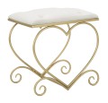 SGABELLO HEART CREMA
