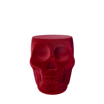 SGABELLO MEXICO E TAVOLINO CON FINITURA IN VELLUTO 70002 QEEBOO