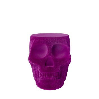 SGABELLO MEXICO E TAVOLINO CON FINITURA IN VELLUTO 70002 QEEBOO