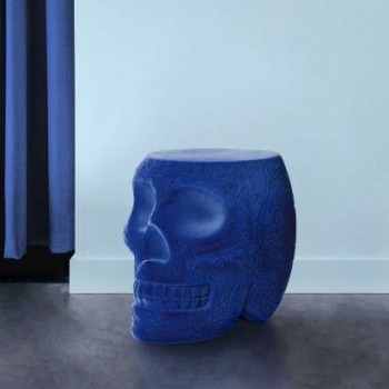 SGABELLO MEXICO E TAVOLINO CON FINITURA IN VELLUTO 70002 QEEBOO