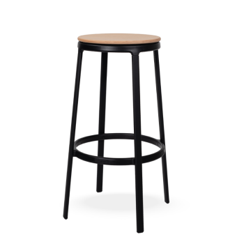 Sgabelo da bar sedile in legno girevole ROUND&ROUND - INFINITI