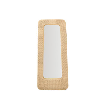 Specchio in rattan Zilna 58 x 120 cm