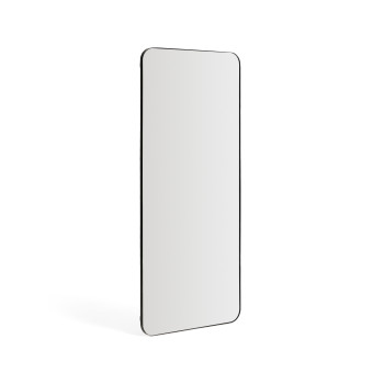 Specchio Marco in metallo nero 80 x 180 cm