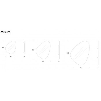 SPECCHIO STONE 7529 TONIN CASA