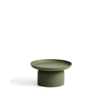 Tavolino Arcola in alluminio verde Ø 70 cm