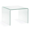 Tavolino Burano 60 x 60 cm trasparente OUTLET