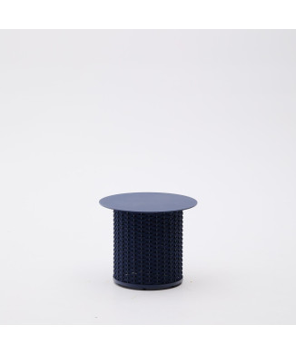 Tavolino da esterno Sedalis in alluminio e corda