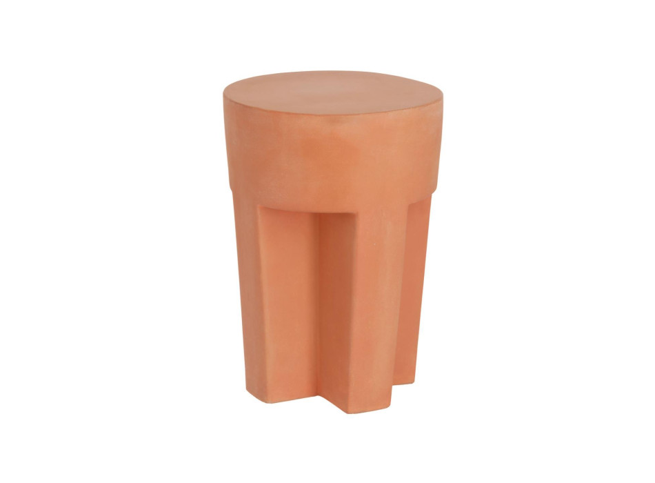 Tavolino Vilena terracotta Ø 33 cm