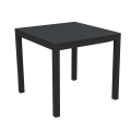 Tavolo alluminio sullivan antracite quadro cm80x80h75 Vacchetti