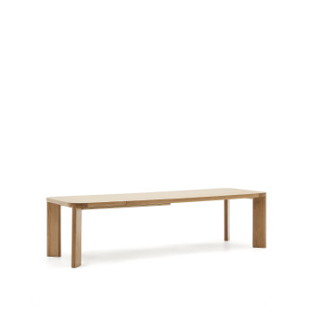 Tavolo allungabile Jondal in legno massiccio e impiallacciatura in rovere FSC 100% 240 (32