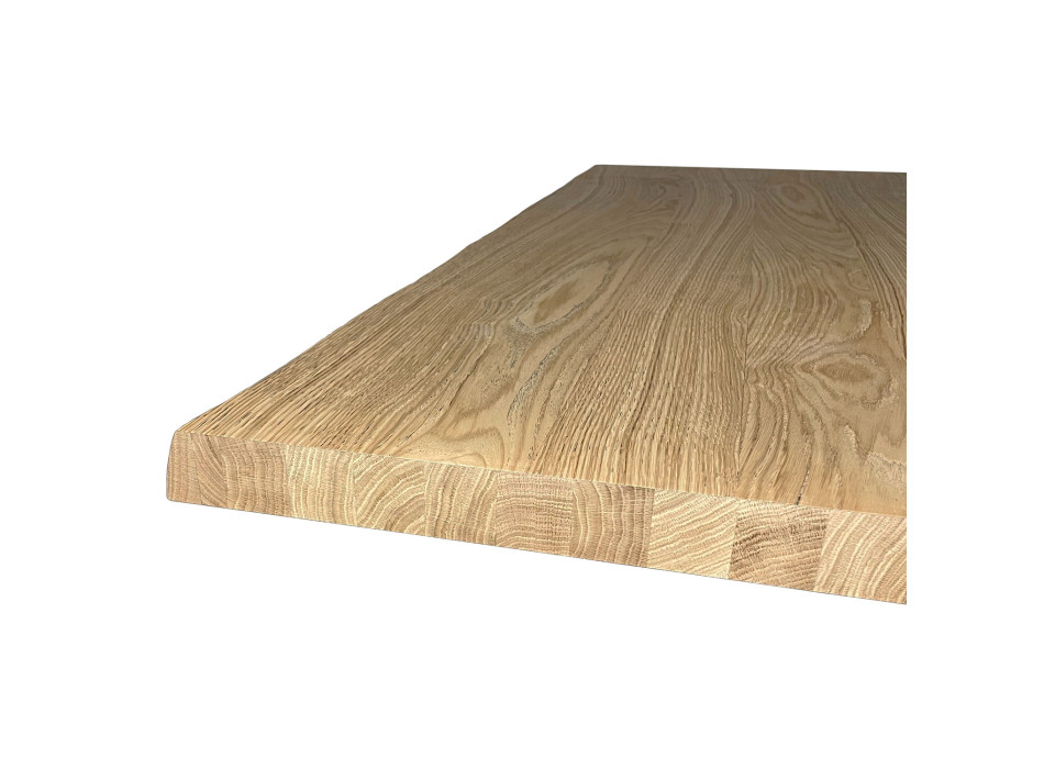 Tavolo fisso 90x180 cm Svalen scortecciato gambe antracite