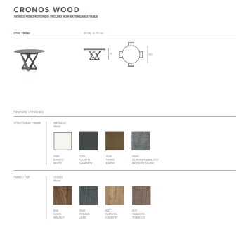 Tavolo Cronos Wood TARGET POINT