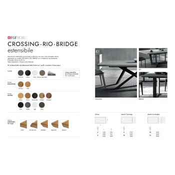 Tavolo CROSSING Estensibile FGF