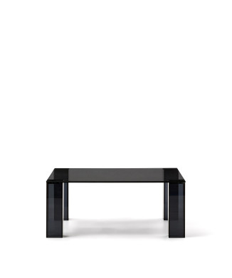 Tavolo d’appoggio Adularia di vetro temperato