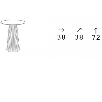 Tavolo Fade Dining Table Plust 