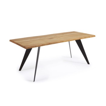 Tavolo Koda impiallacciato rovere