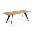 Tavolo Koda impiallacciato rovere