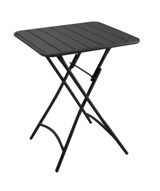 Tavolo metallo rovigo pieghevole antracite cm80x80h72 Vacchetti