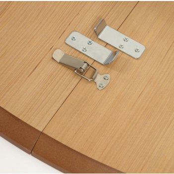 Tavolo rotondo allungabile Oqui impiallacciato rovere Ø120