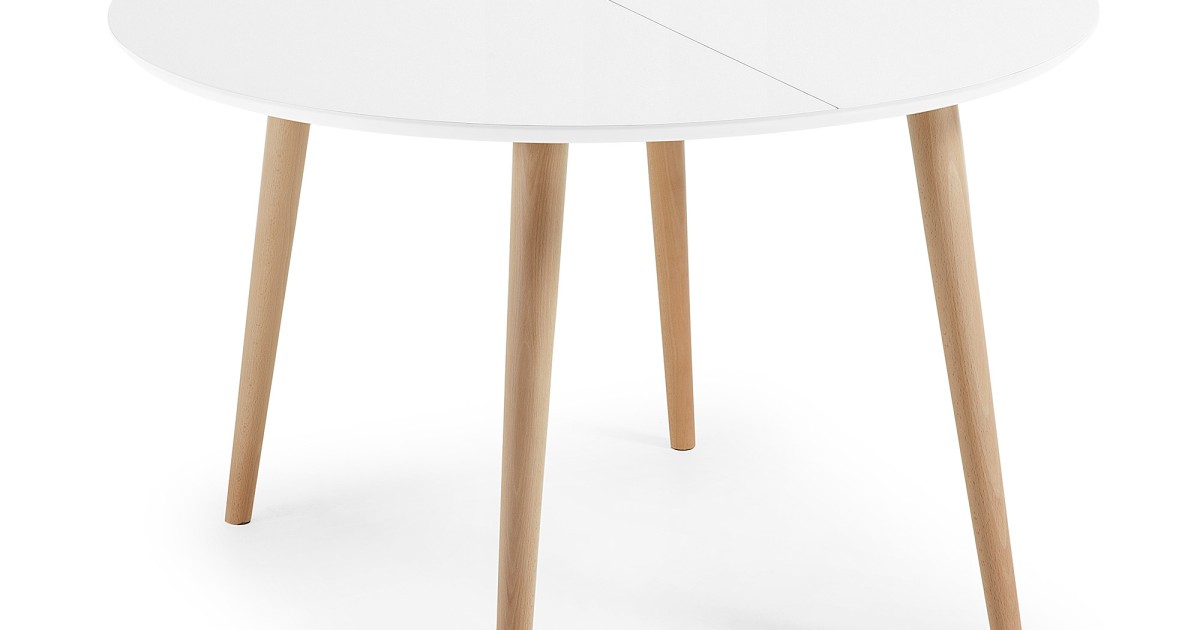 Tavolo Rotondo In Legno Di Pino Massiccio Rustico Non Trattato - Diametro 70 Cm - 3