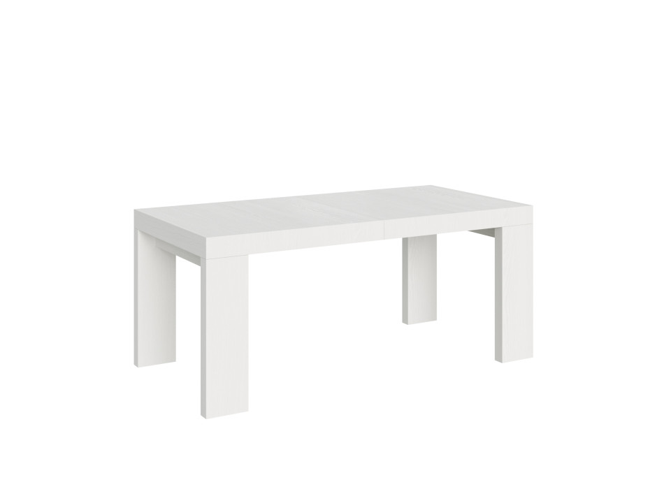 Tavolo Roxell P.90 - Tavolo allungabile 180/440x90 cm Roxell bianco frassino
