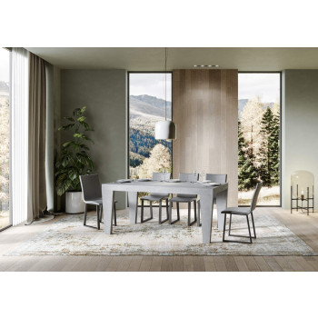 Tavolo Spimbo Premium P.90 - Tavolo allungabile 160/420x90 cm Spimbo Premium bianco frassino