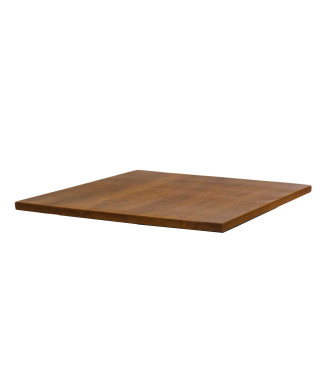 Top tavolo Bristol legno naturale quadro cm80x80X3