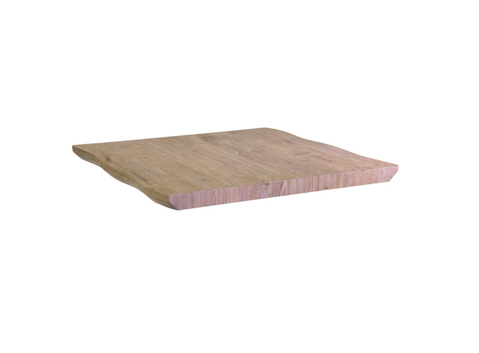 Top tavolo legno Canberra naturale quadro cm80x80x4 Vacchetti