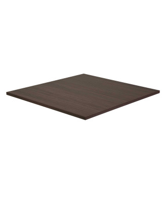 Top tavolo nobilitato noce moderno quadro cm68x68X1,8 Vacchetti